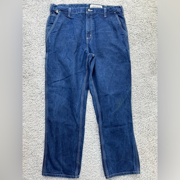 Carhartt Jeans Mens 38 x 32 Flame Resistant Work Utility Streetwear Workwear